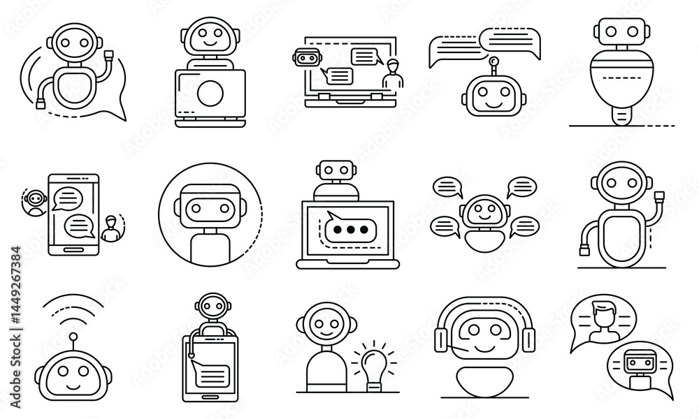 Chatbots in various interaction scenarios Chatbots in various interaction scenarios