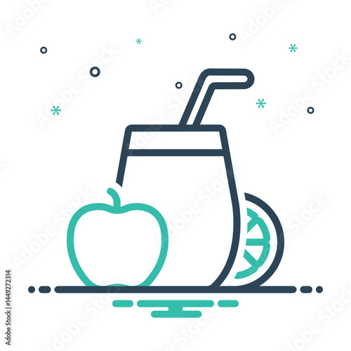 Mix icon for juice