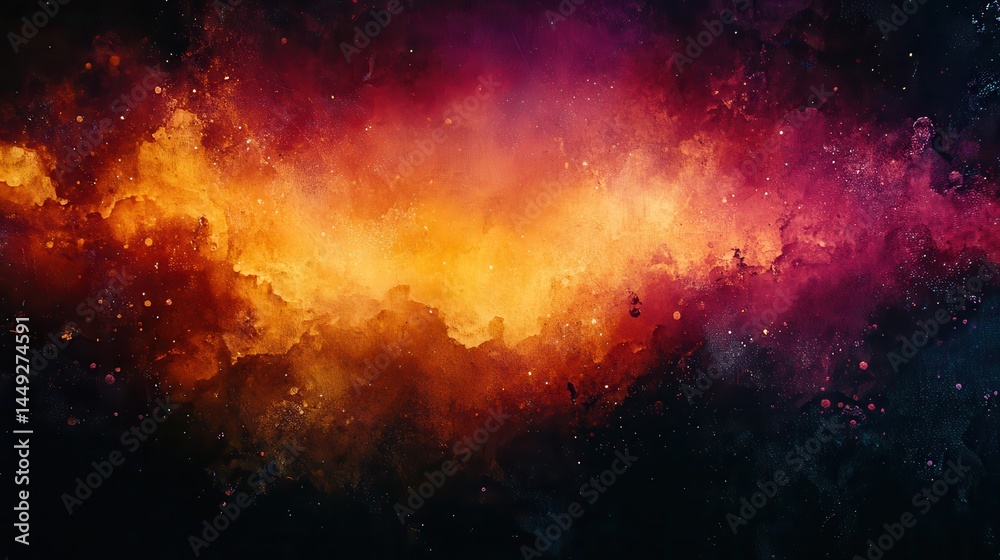 Naklejka premium Abstract cosmic nebula (44)