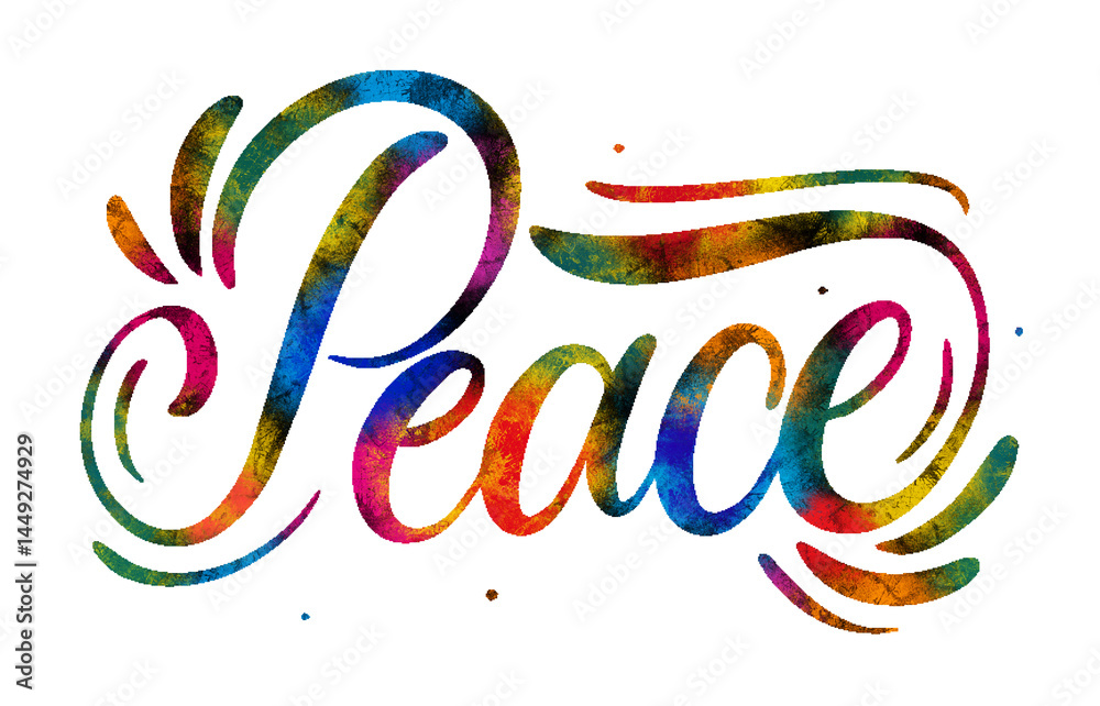 Obraz premium Inspirational words design Peace