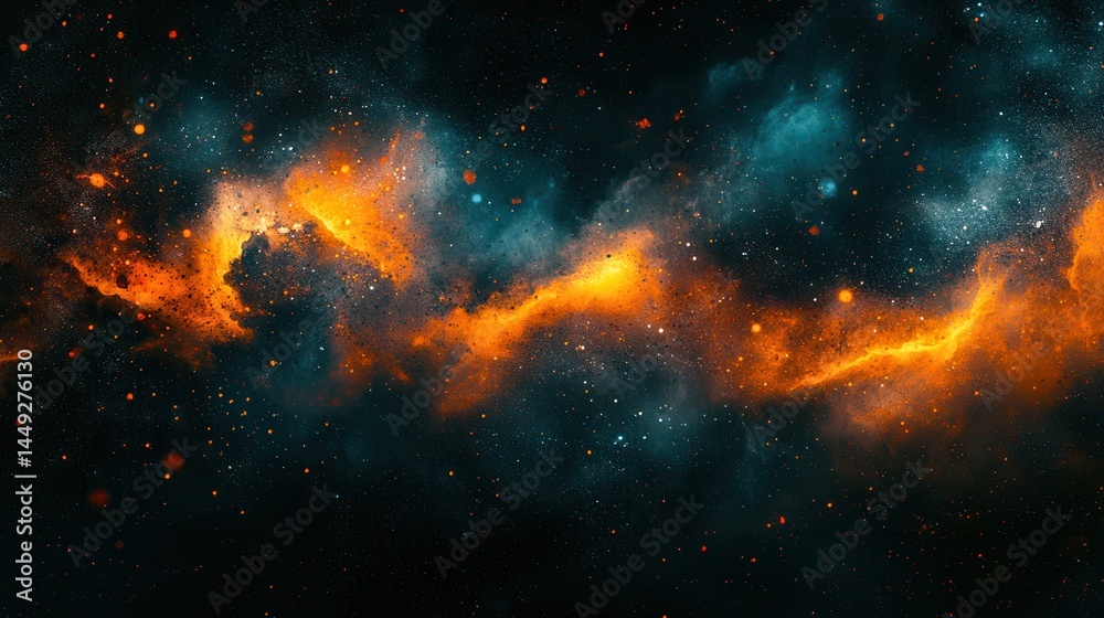 Obraz premium Abstract cosmic nebulae (2)