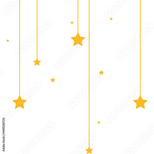 New Year Sparkle Star Decoration