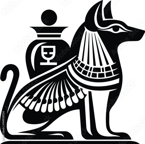 Duamutef Canopic Jar Silhouette