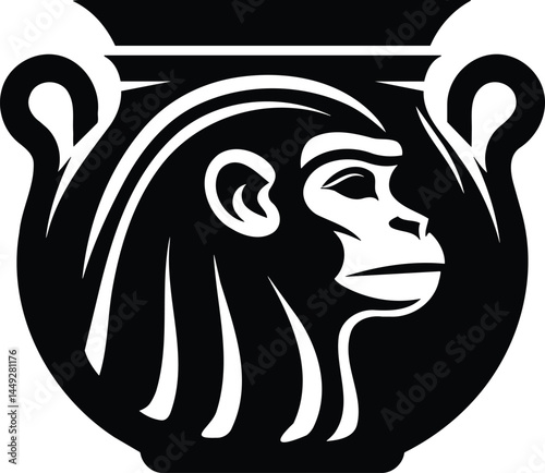 Ancient Egyptian Canopic Jar Symbol