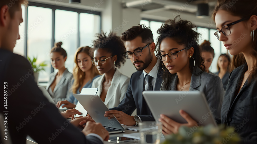 group of business people working together group of business people working together