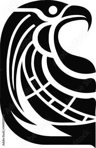 Stylized Falcon Icon