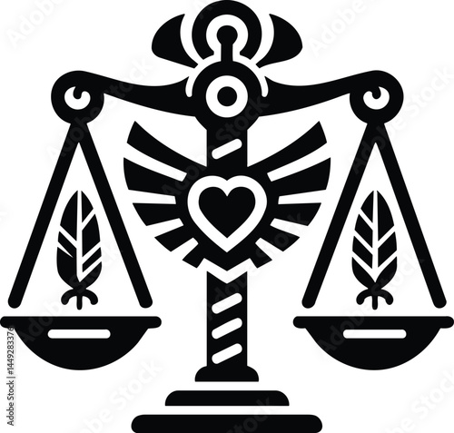 Ancient Egyptian Scales Symbol