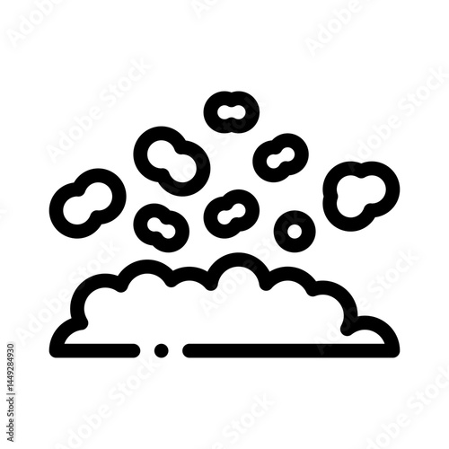 bubbles line icon
