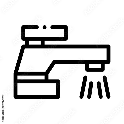 faucet line icon