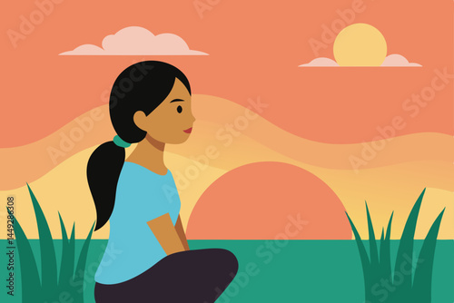 girl in the garden