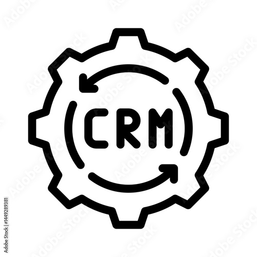 crm line icon