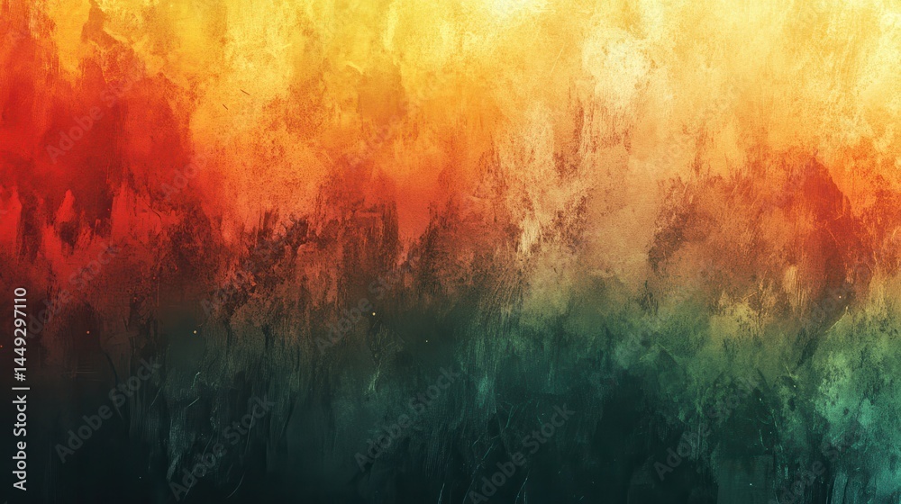 Fototapeta premium Abstract fiery landscape (40)