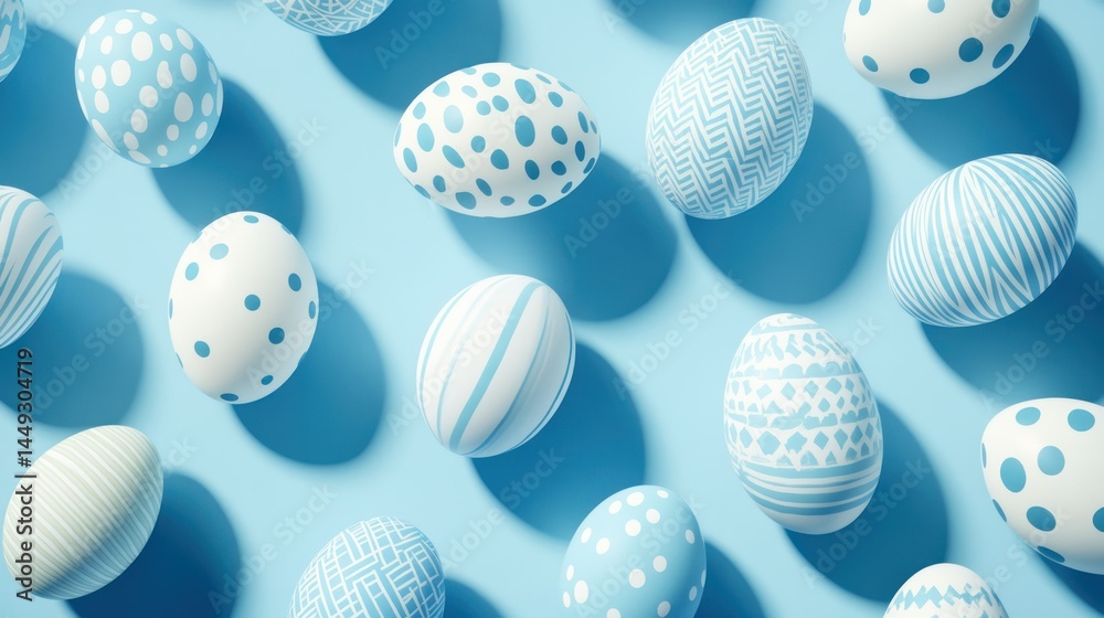 Fototapeta premium Pastel Easter Eggs