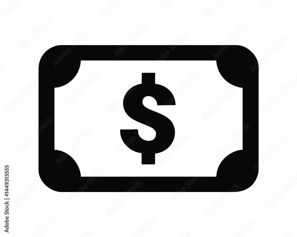 Simple Dollar Sign Icon Simple Dollar Sign Icon