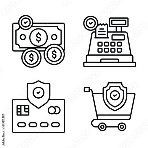 Secure money payment and shopping