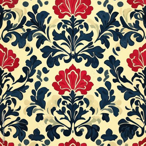 seamless pattern with flowers