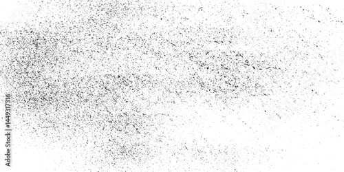 Dirty monochrome pattern of the old worn surface Subtle halftone grunge urban texture vector. Grunge background of black and white