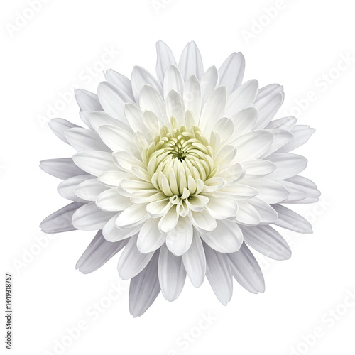 Wallpaper Mural white dahlia flower Torontodigital.ca