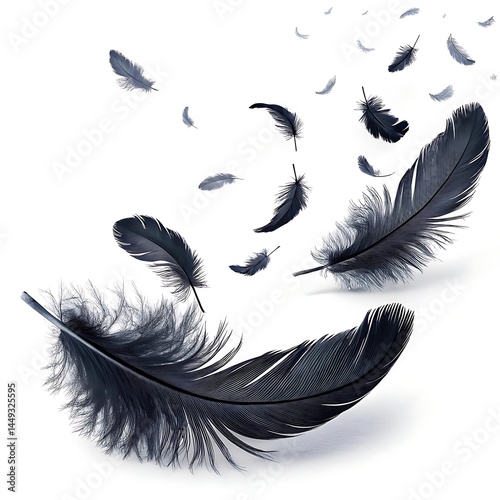 set of feathers