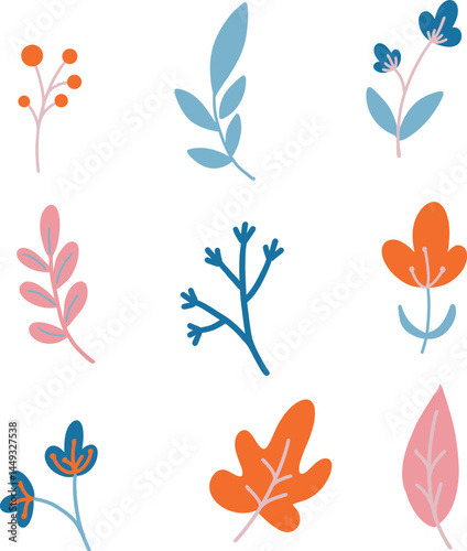Stylized Floral Elements