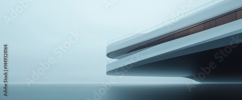 Futuristic Architecture: Minimalist Design on Water