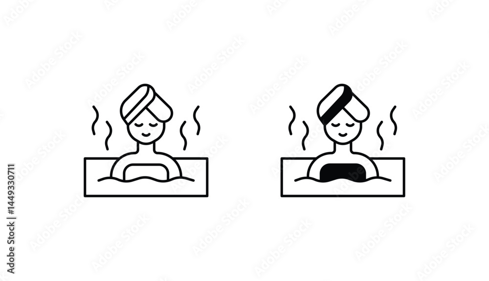 Sauna icon design with white background stock illustration Sauna icon design with white background stock illustration
