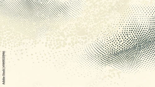 Wallpaper Mural Abstract halftone pattern with shades of beige and dark gray Torontodigital.ca