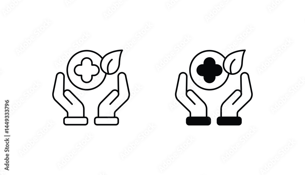 Hearlth Care icon design with white background stock illustration Hearlth Care icon design with white background stock illustration
