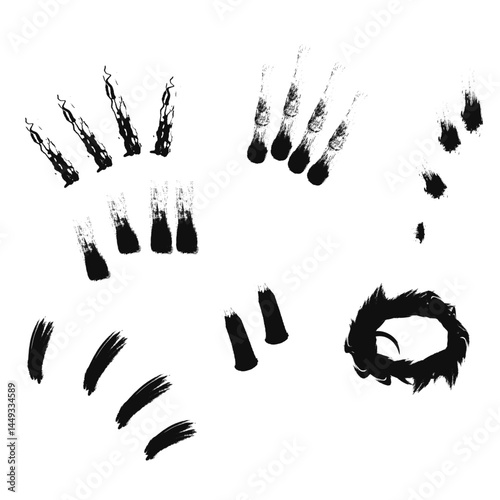 Icons that represent awareness, discovery, attention,