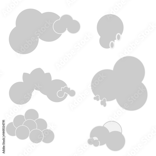  Transparent PNG available Organic shape text frames. Vector set of abstract doodle bubbles. Wavy rectangular and square textboxes. Irregular liquid shapes.