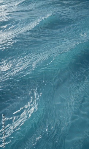 Abstract light blue water, flowing, wavy texture, peaceful ambiance , ocean, graphic