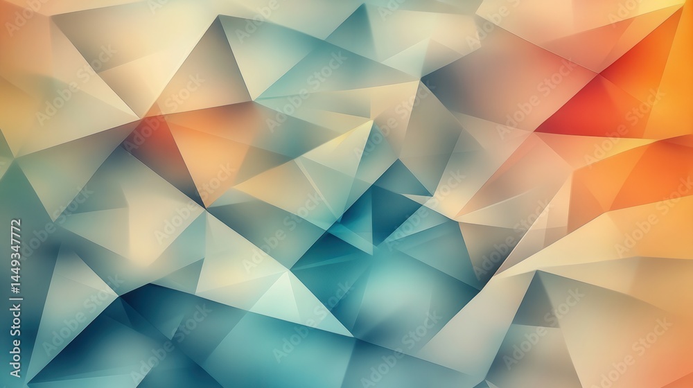 Fototapeta premium Abstract polygonal pattern