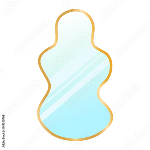 Modern Decorative Mirror Illustration