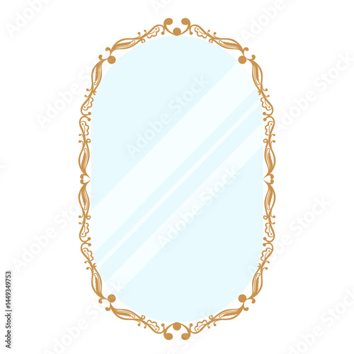Modern Decorative Mirror Illustration