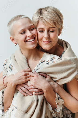 Embracing Warmth and Joy in a Shared Moment
