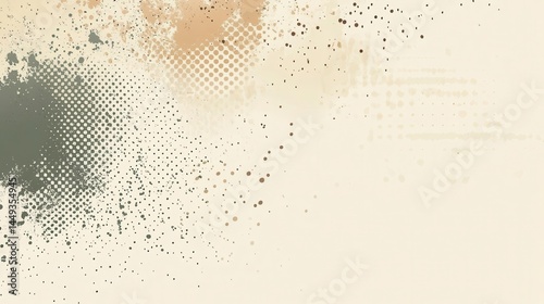 Wallpaper Mural Abstract Splashes and Dots Torontodigital.ca