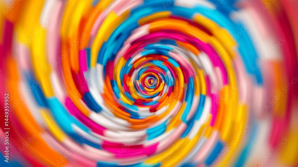 Vibrant, swirling, colorful tunnel effect Vibrant, swirling, colorful tunnel effect