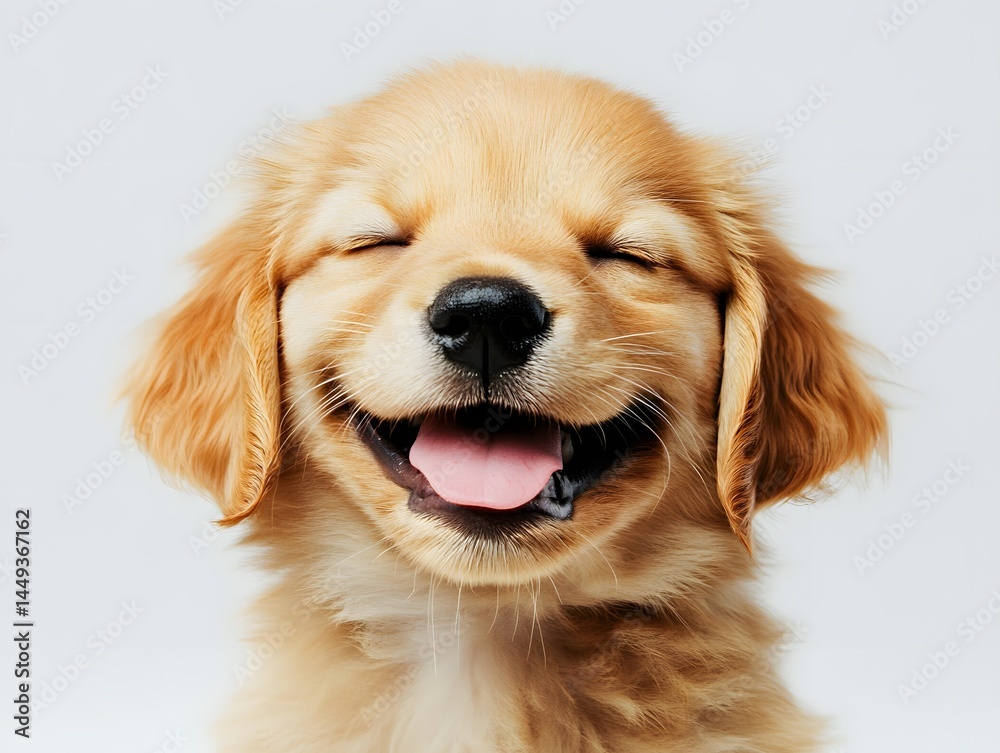 Smiling Golden Retriever Puppy Smiling Golden Retriever Puppy