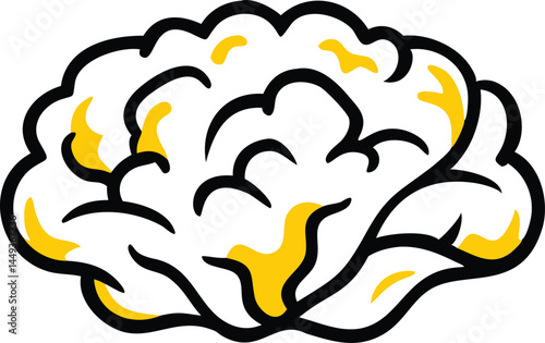 Cauliflower Vegetable Vector Illustration on White Background

