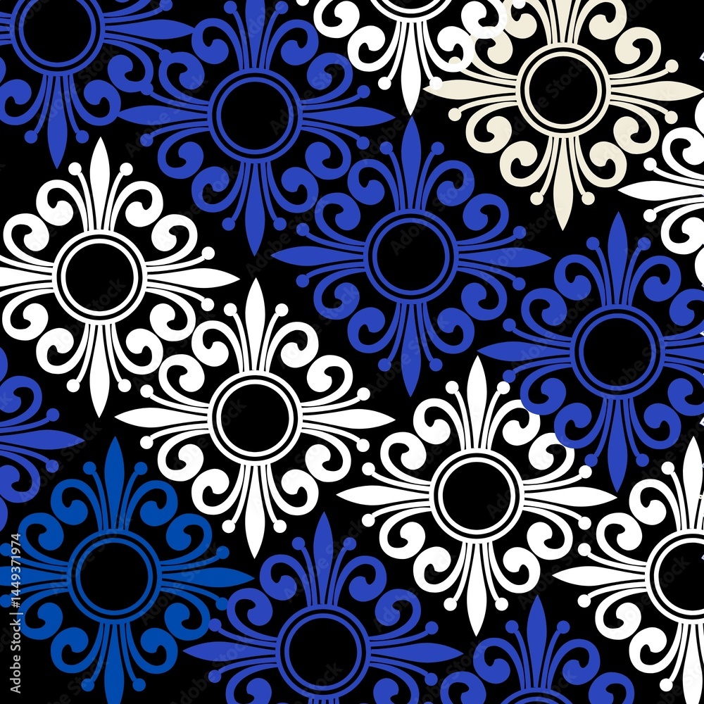 Obraz premium seamless floral pattern