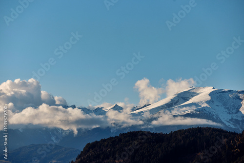 Snow-covered mountains