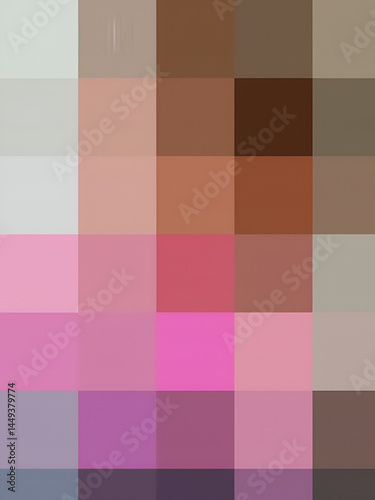 Beauty concerns: young woman analyzing her lips after injection
