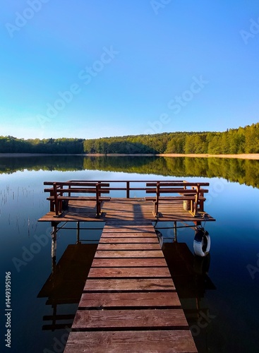 Jezioro na Mazurach