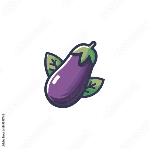 eggplant logo template
