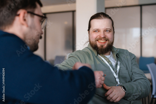 Business conference break