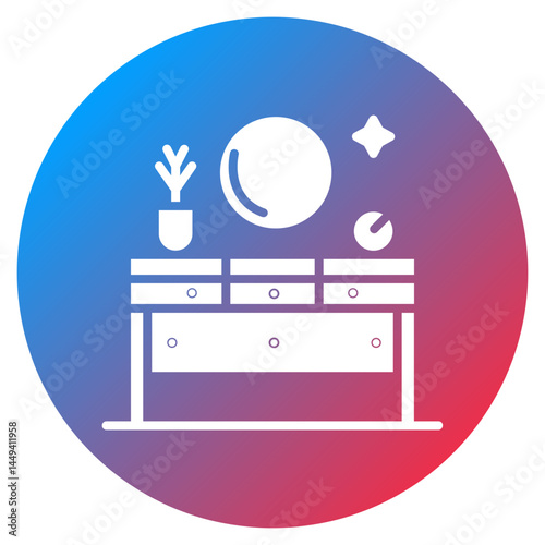 Console Table Vector Icon