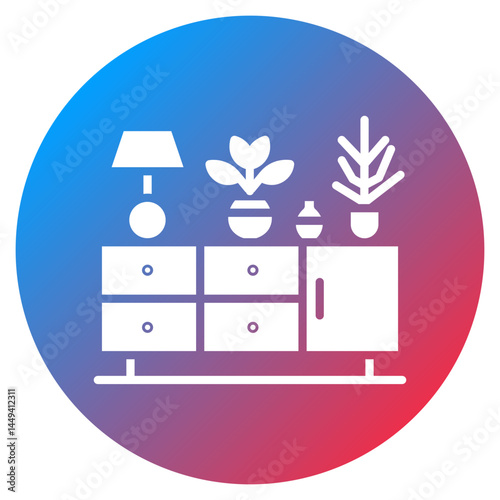 Sideboard Vector Icon