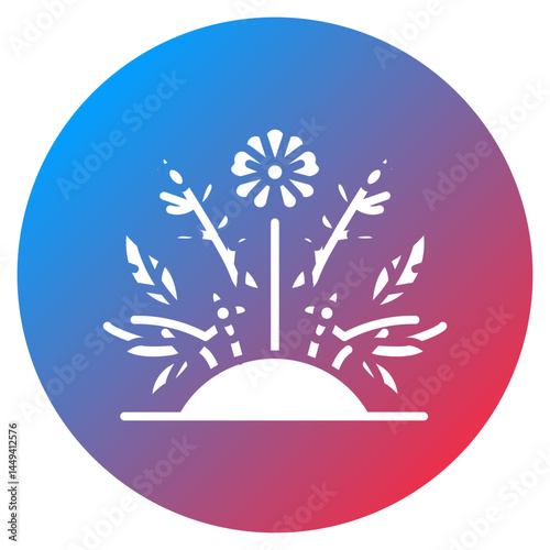 Floral Service Vector Icon