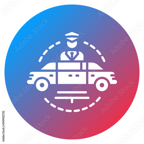 Limo Service Vector Icon