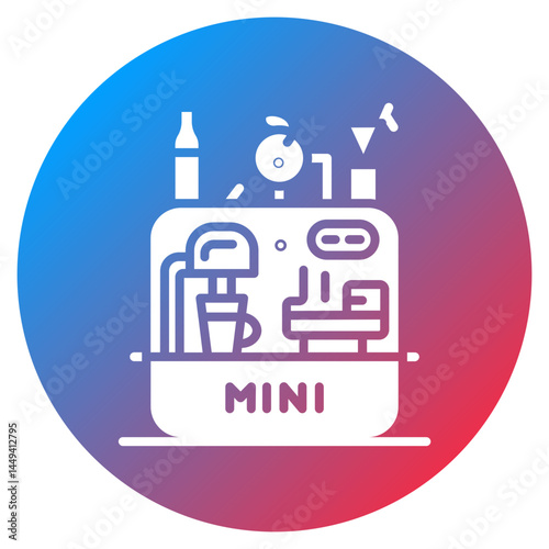 Minibar Vector Icon